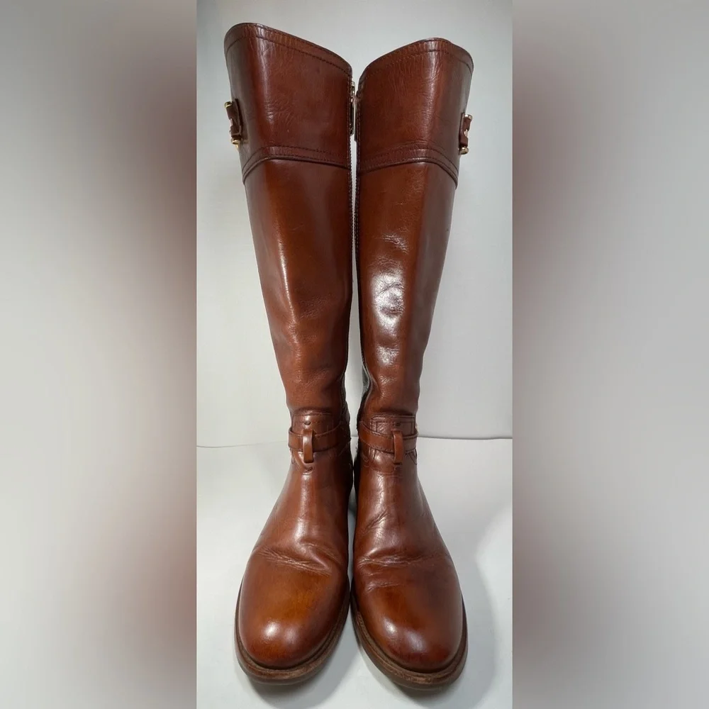 TORY BURCH Women’s Calista Knee High Riding Boots Size 6M - Picture 2 of 16
